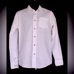 WRANGLER VINTAGE WASHED PREMIUM LONG SLEEVE BUTTON-DOWN PRINT SHIRT |Size XL